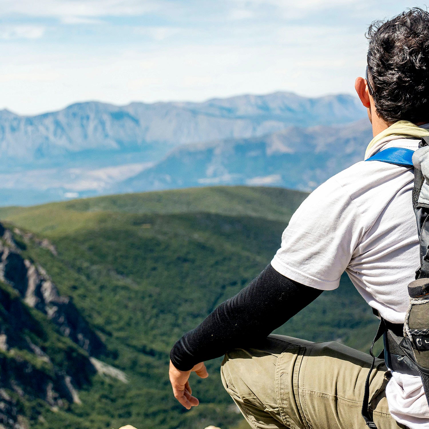 Guy Hiking in Australian Mountains