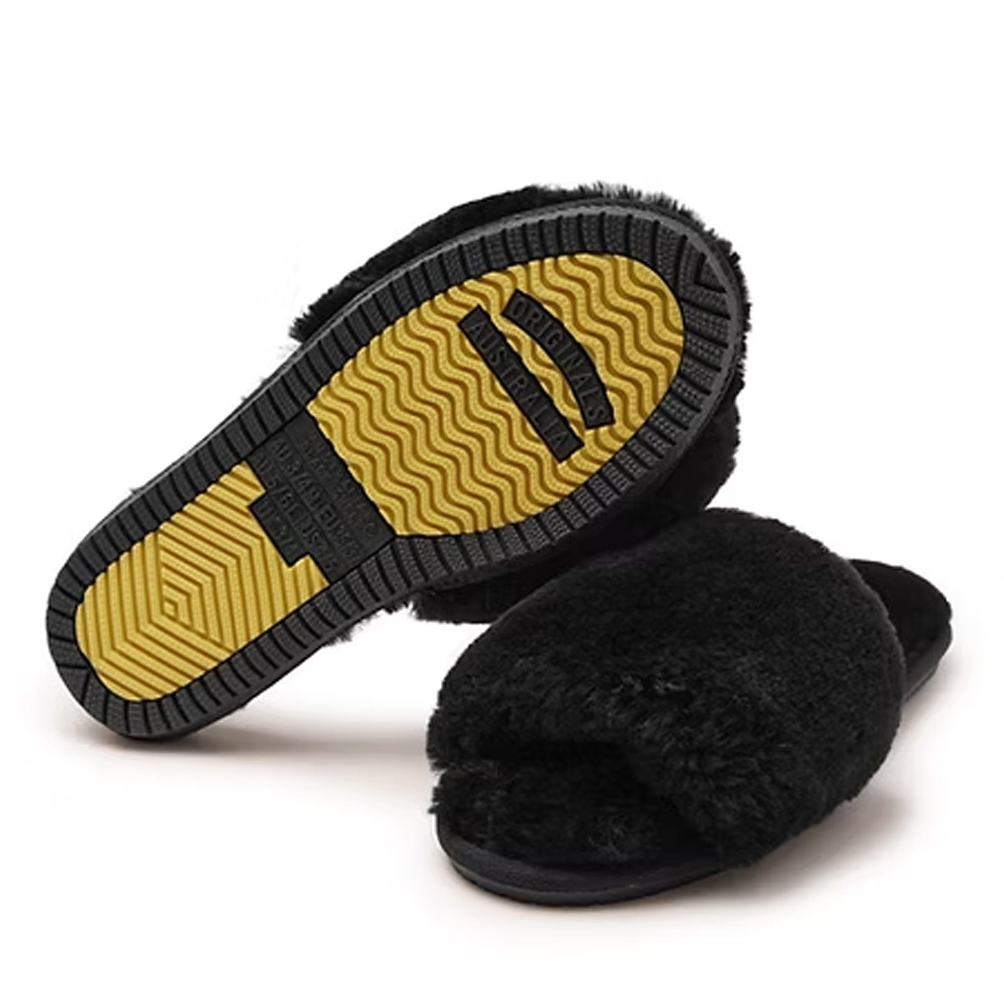 Premium Slides Fluffy Uggs