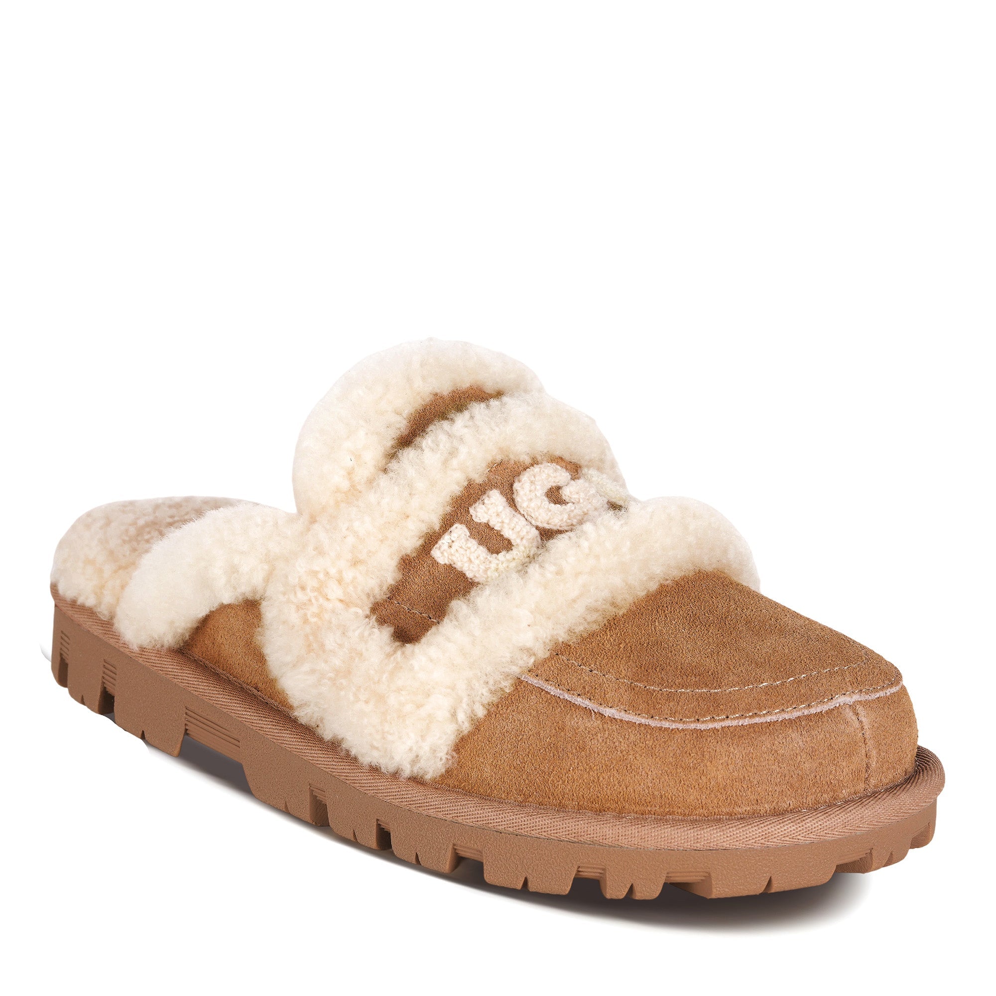 Logo Shearling Ugg Slipper