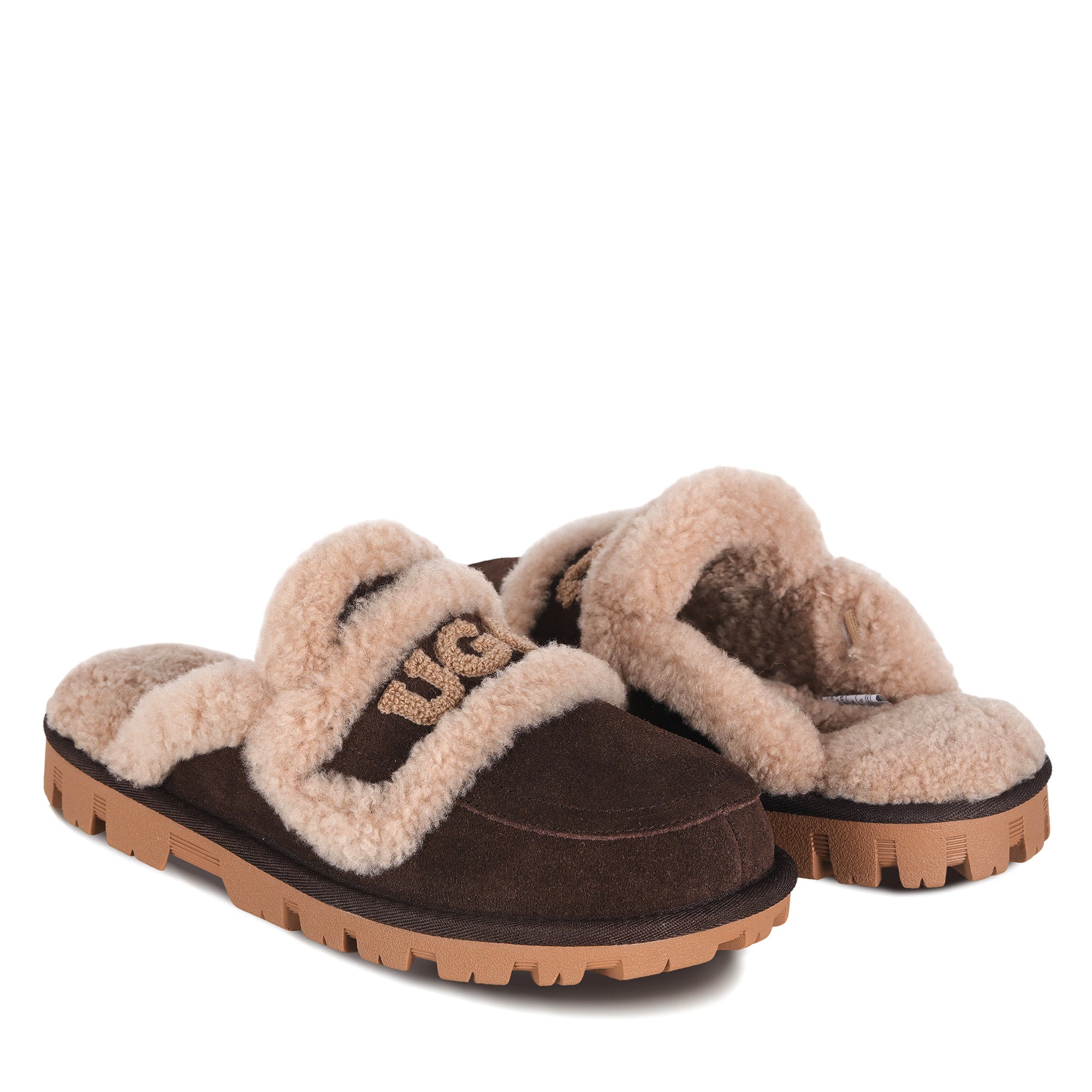 Logo Shearling Ugg Slipper