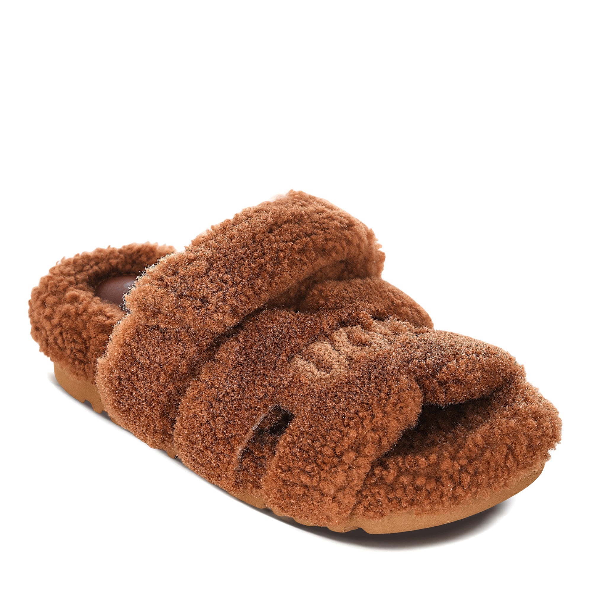 Estela Logo Shearling Ugg Slippers