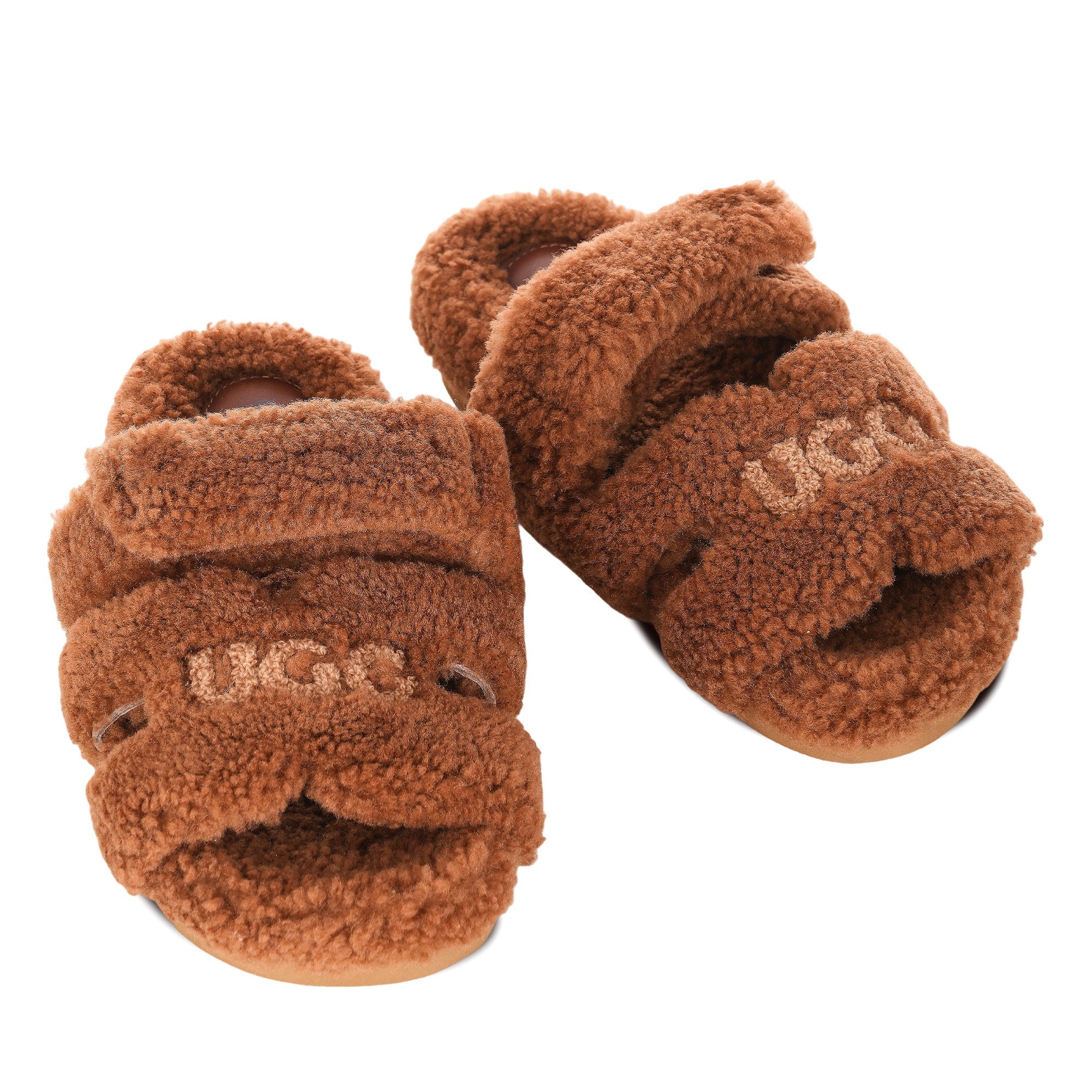 Estela Logo Shearling Ugg Slippers