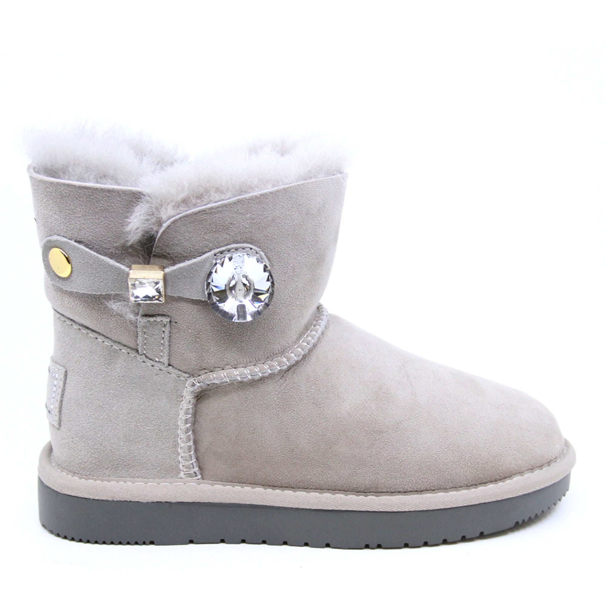 Mini Crystal Button Uggs