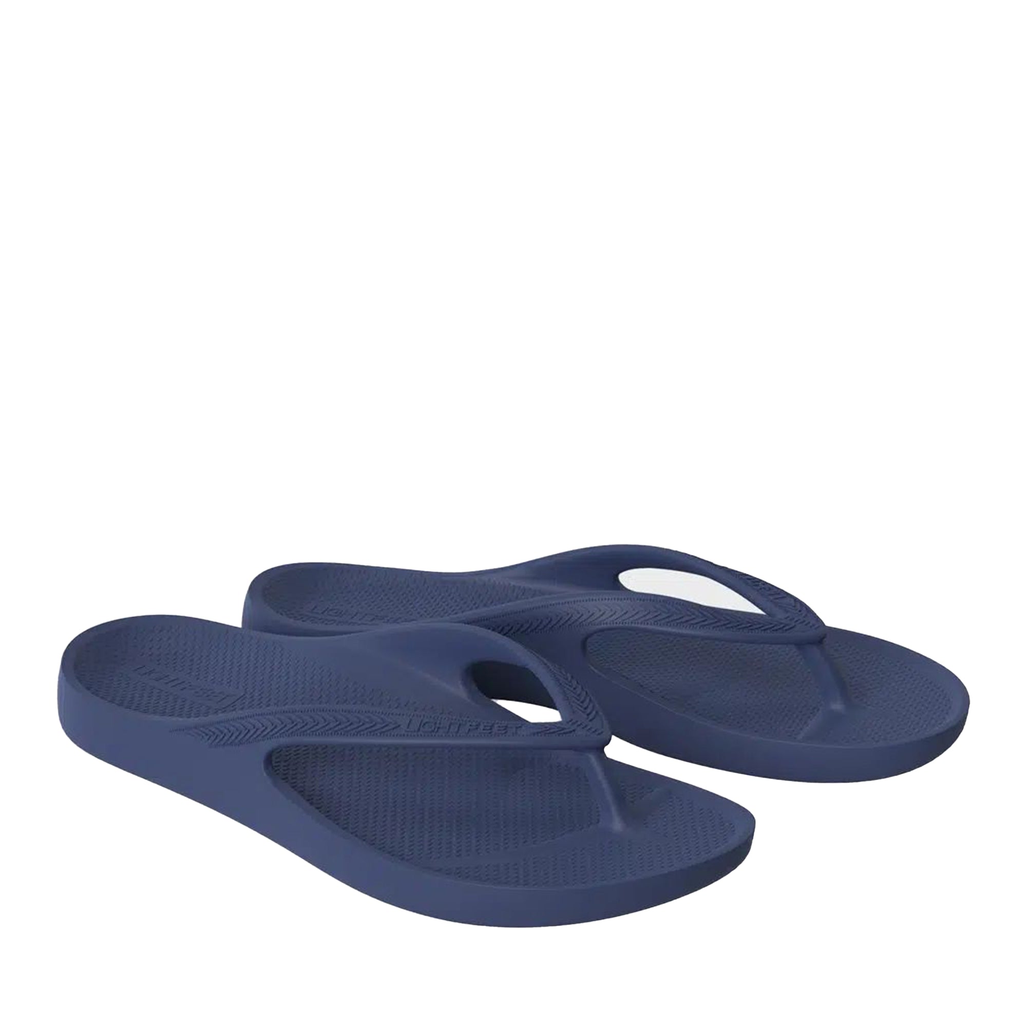 Navy Blue Arch Support Orthotic Unisex Thongs