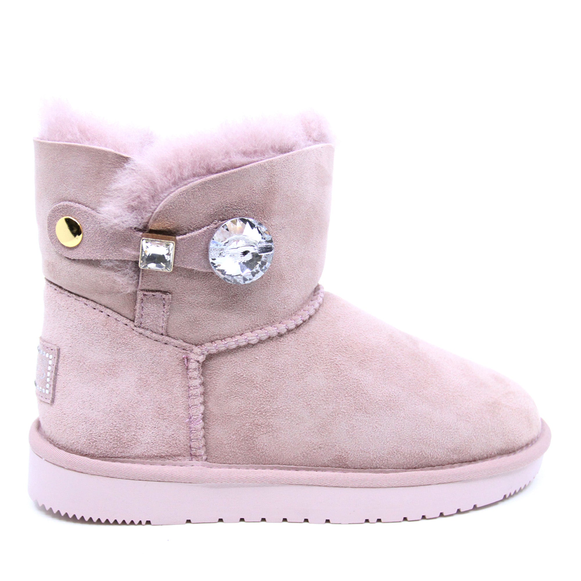 Mini Crystal Button Uggs
