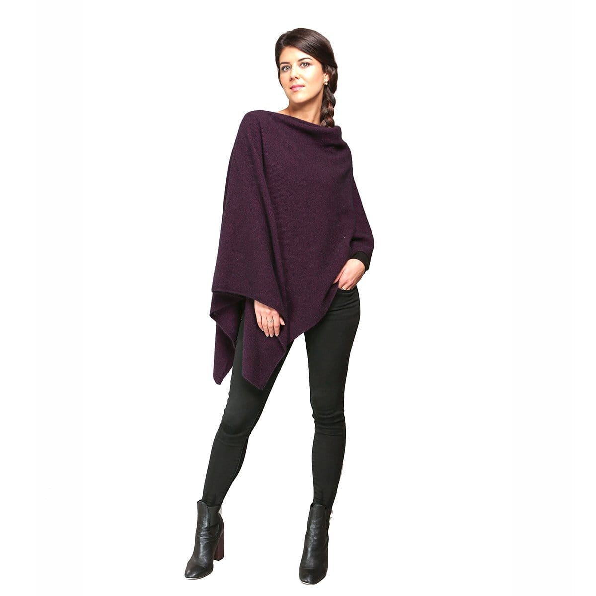 Premium Possum and Merino Wool - Two Way Poncho