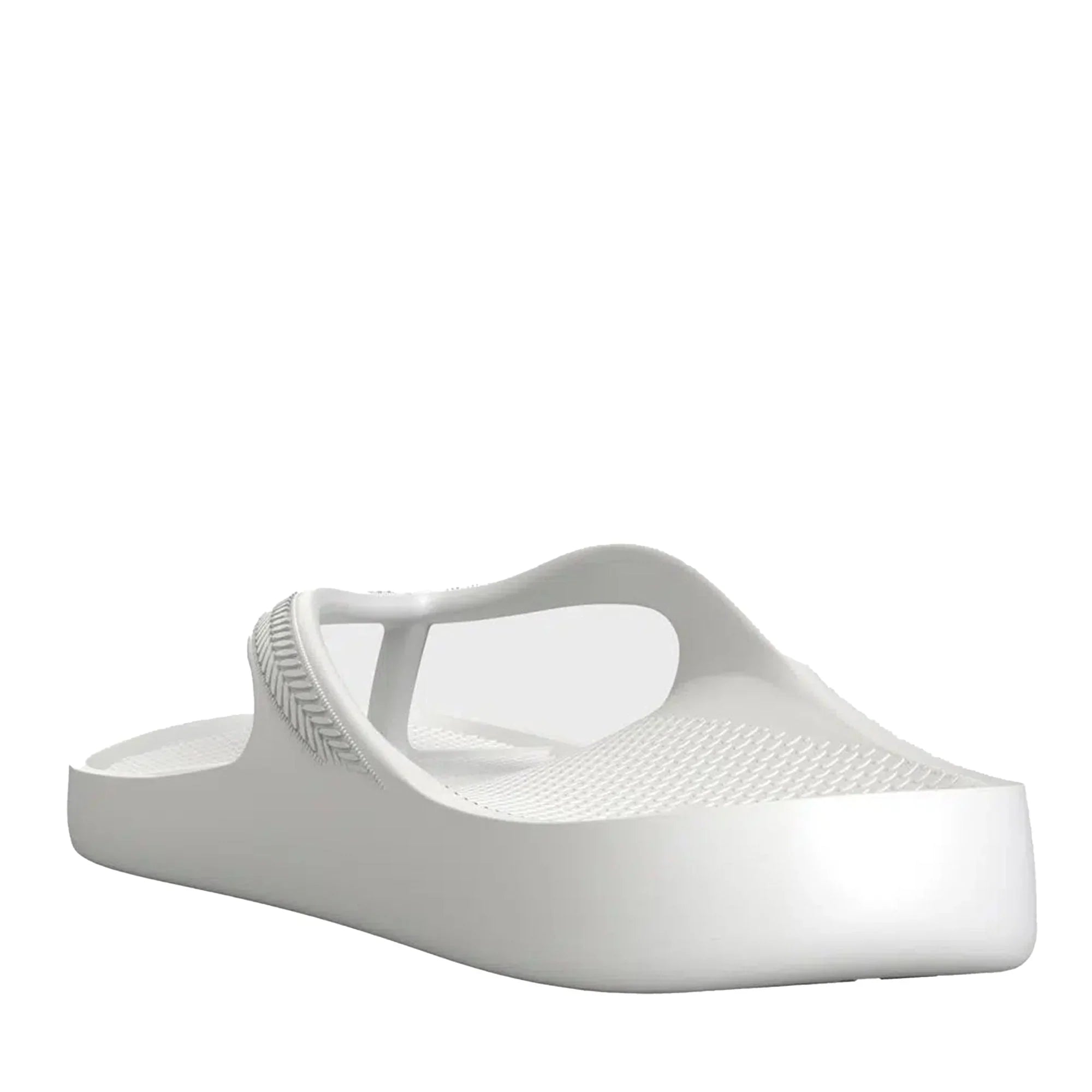 White Arch Support Orthotic Unisex Thongs