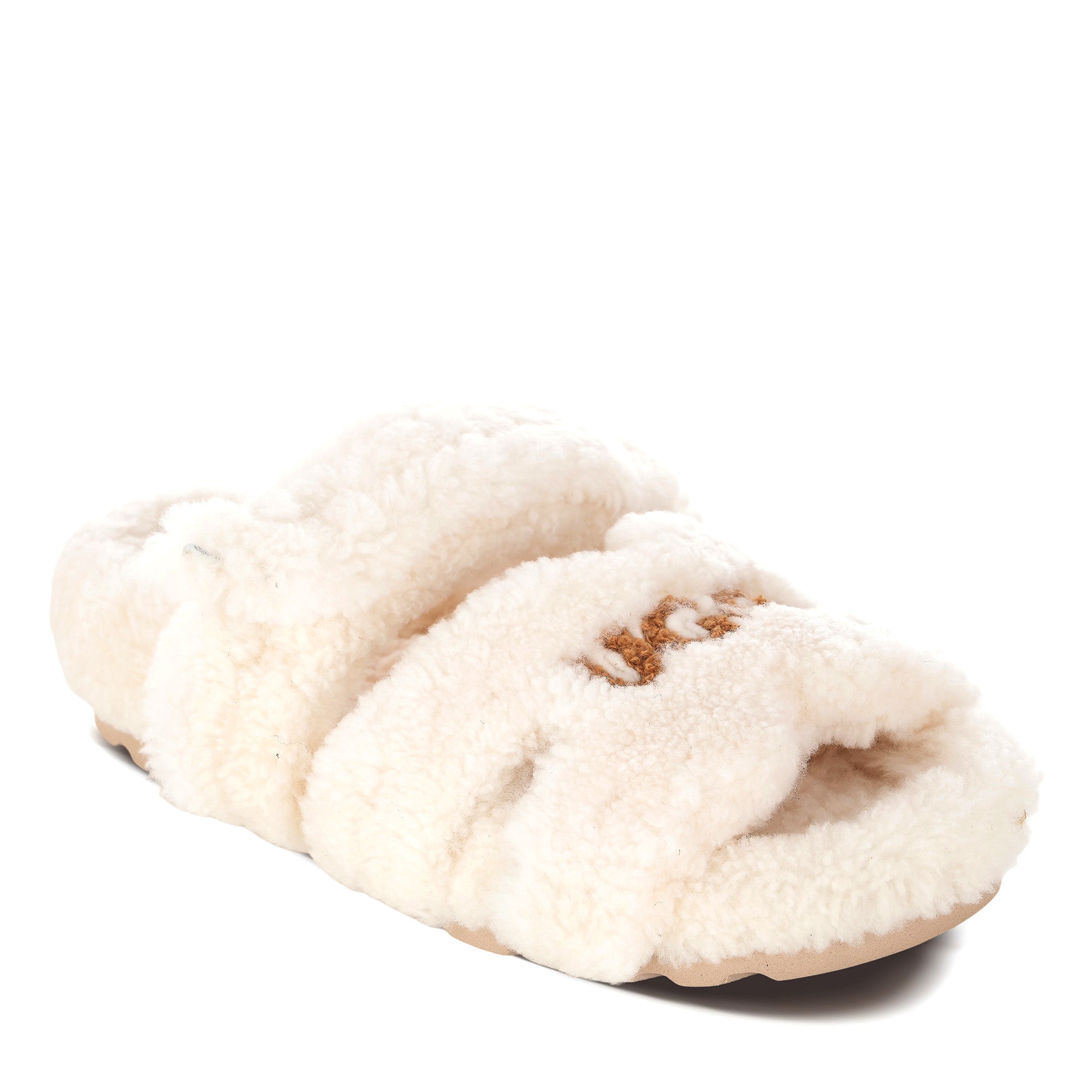Estela Logo Shearling Ugg Slippers