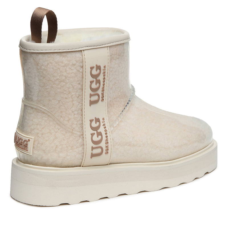UGG Platinum Coated Rain Boots