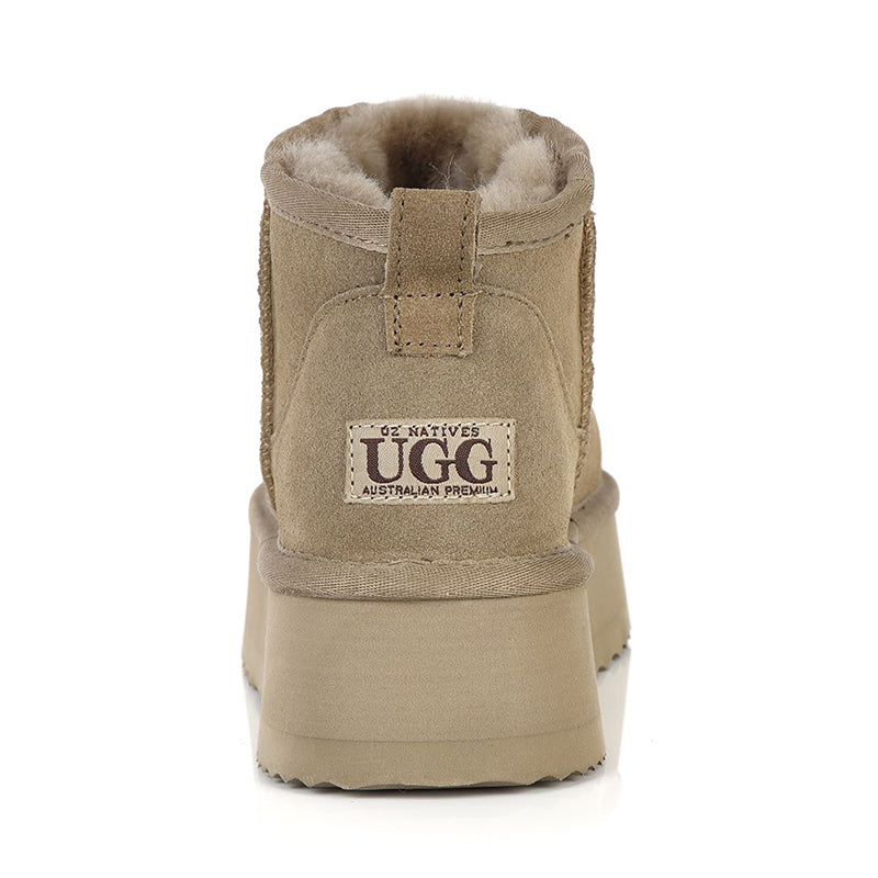 UGG Mini Slant Platform Boots | Waterproof Sheepskin Boots