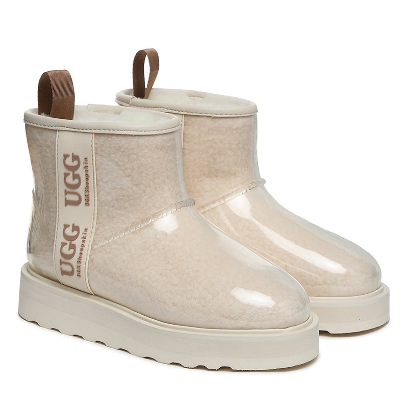 UGG Platinum Coated Rain Boots