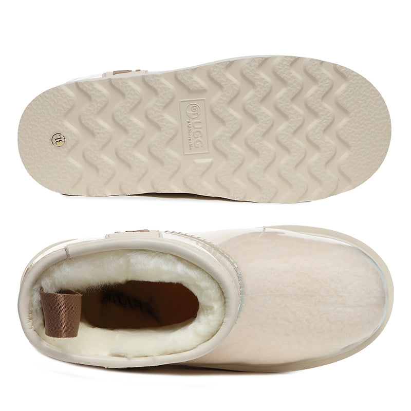 UGG Platinum Coated Rain Boots
