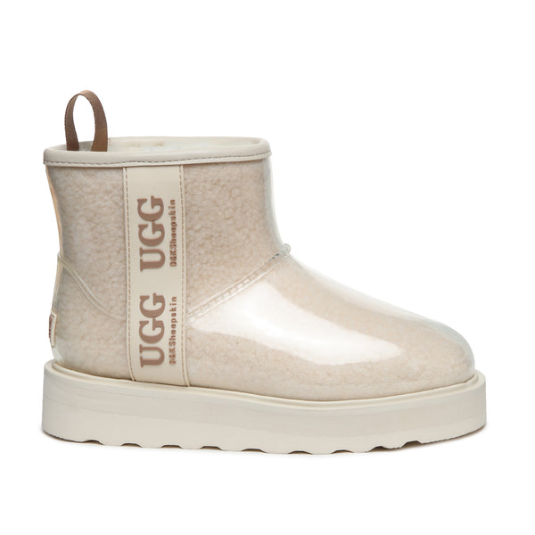 UGG Platinum Coated Rain Boots