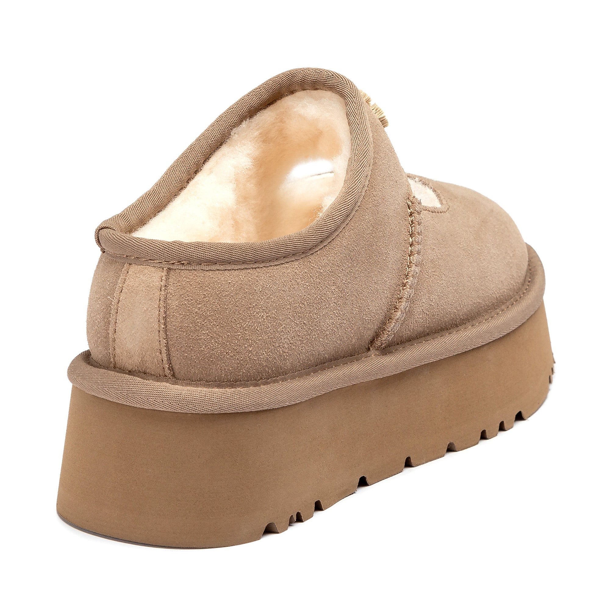 UGG Jaze Logo Platform Slippers