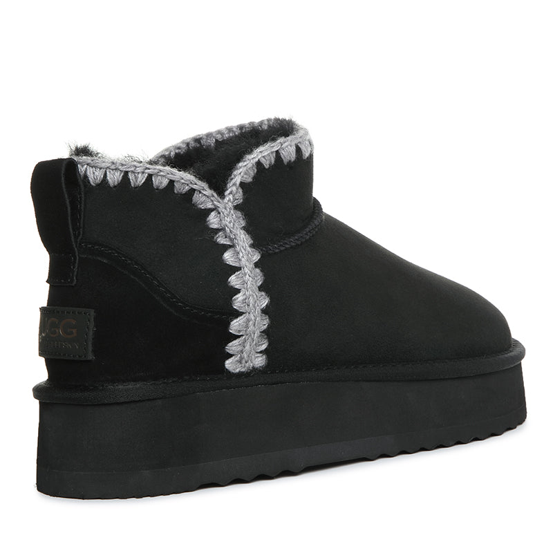 UGG Premium Mini Platform Stitch Boots