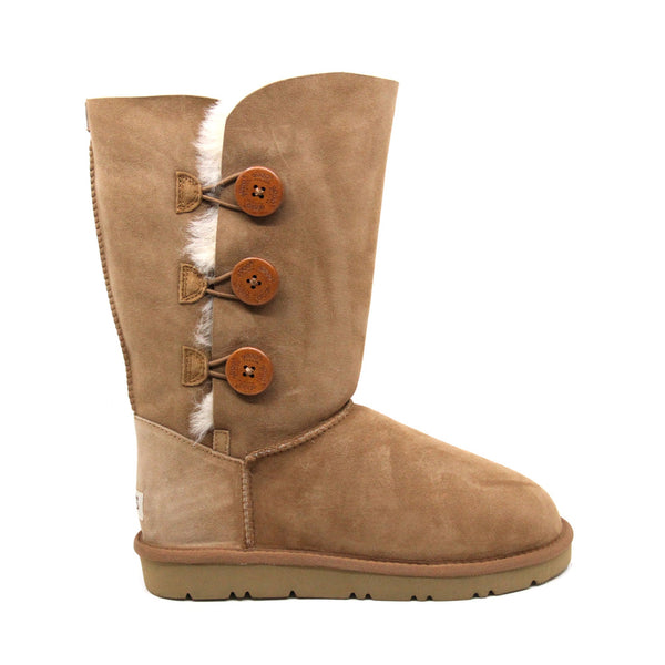 Tall 3-Buttons Ugg Boots