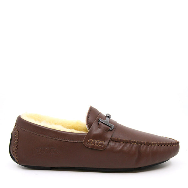 Men Buckle Leather Uggs