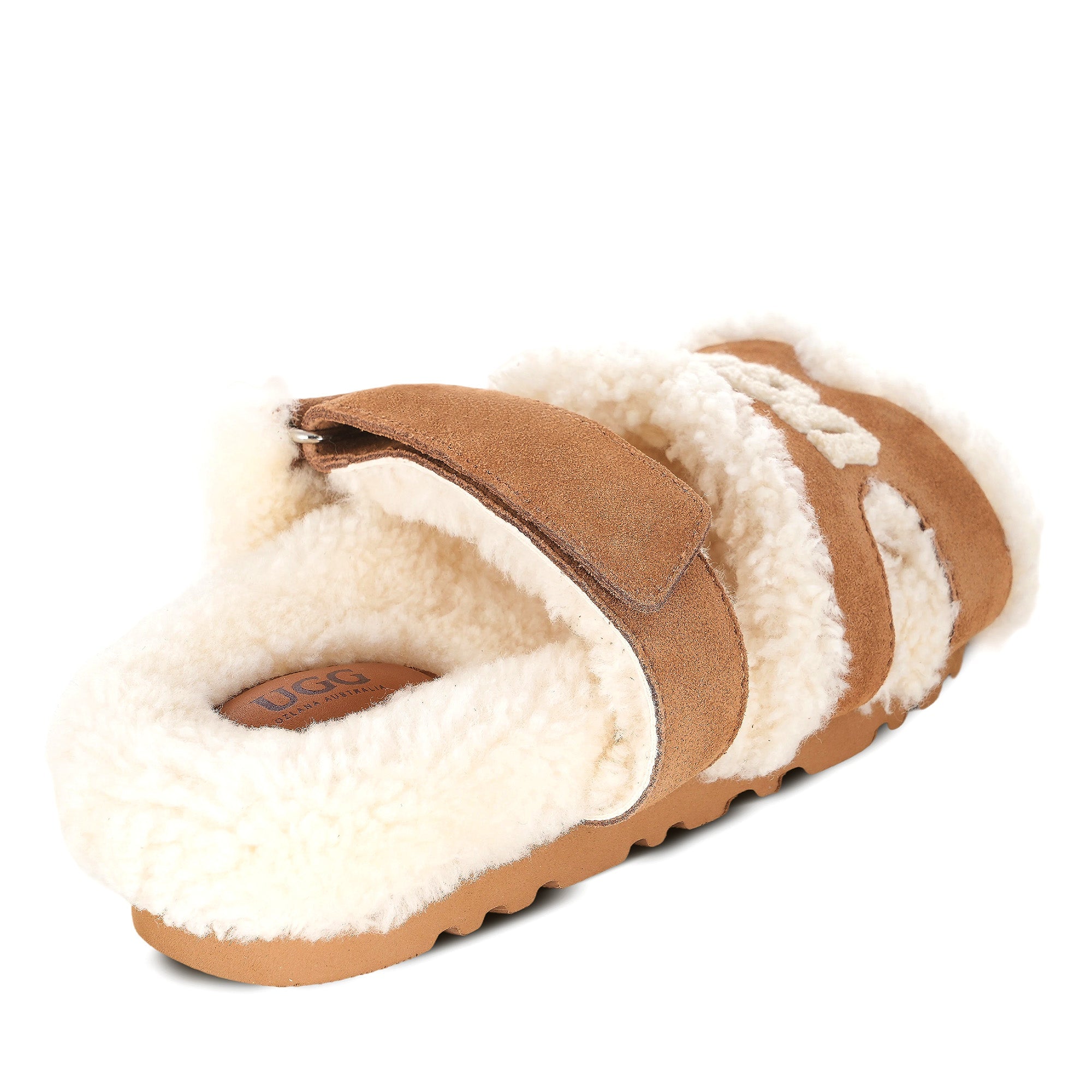 Estela Logo Shearling Ugg Slippers