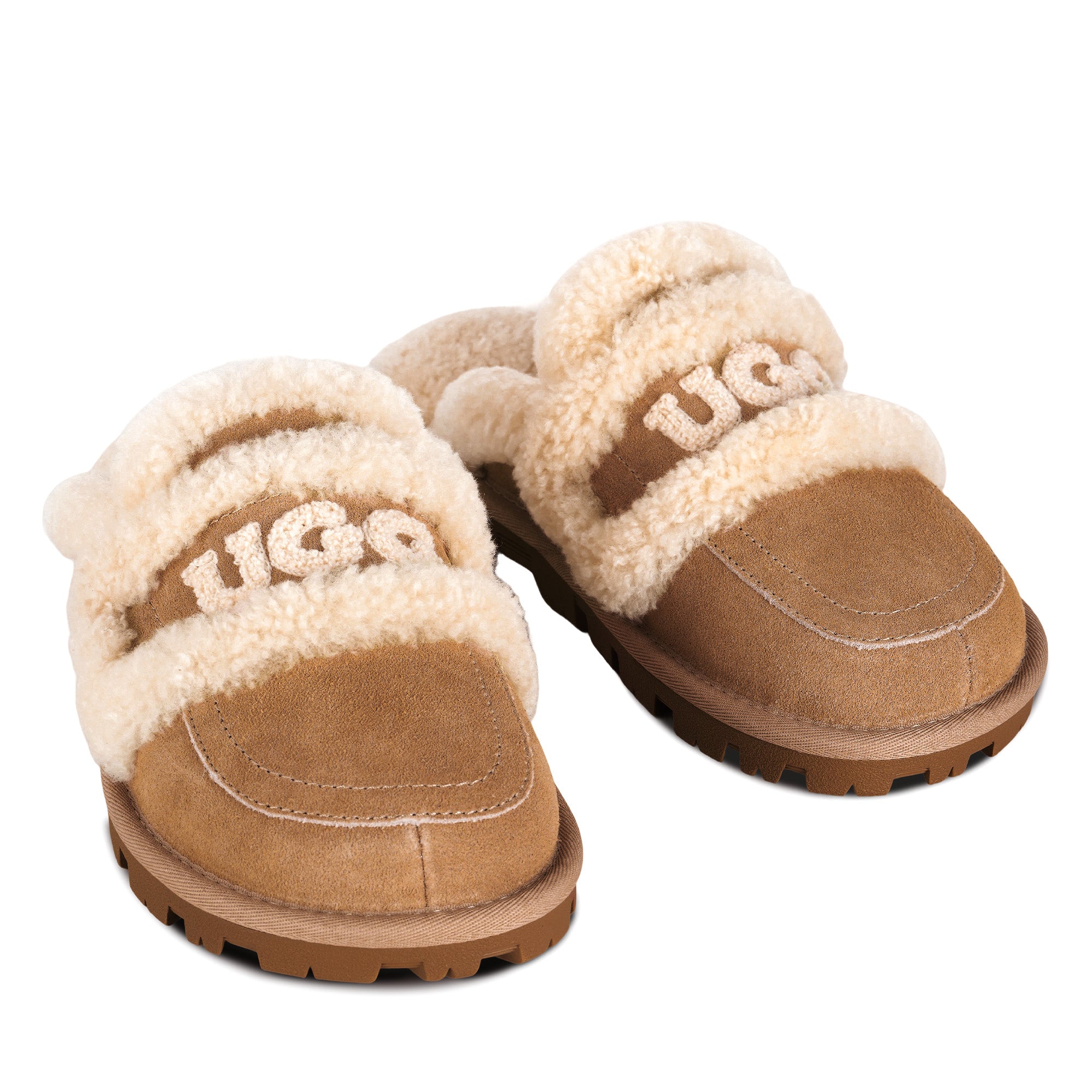 Logo Shearling Ugg Slipper