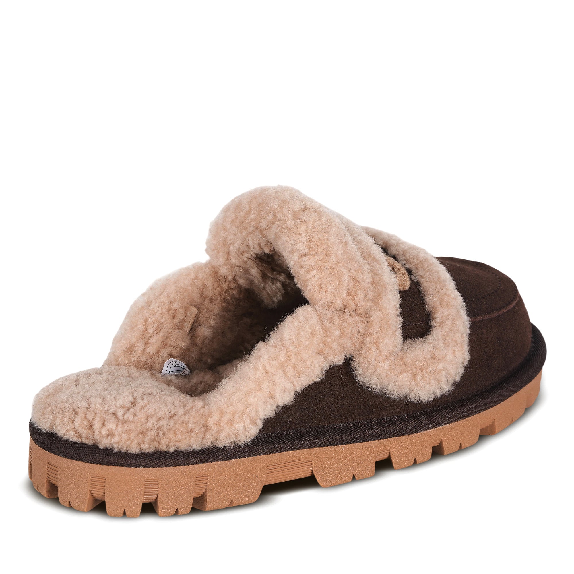 Logo Shearling Ugg Slipper