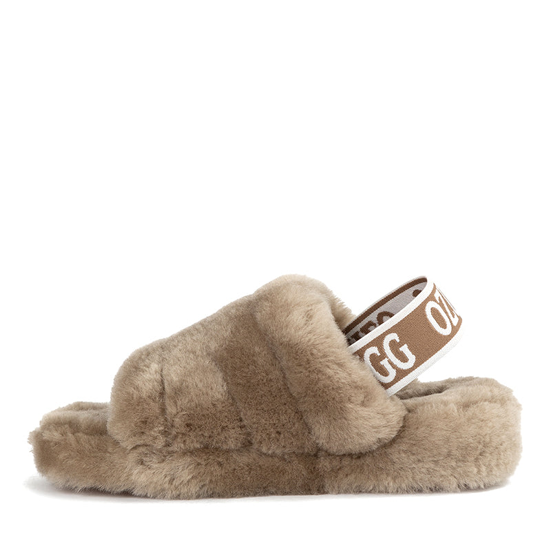 UGG Premium Kids Fluffy Sandals