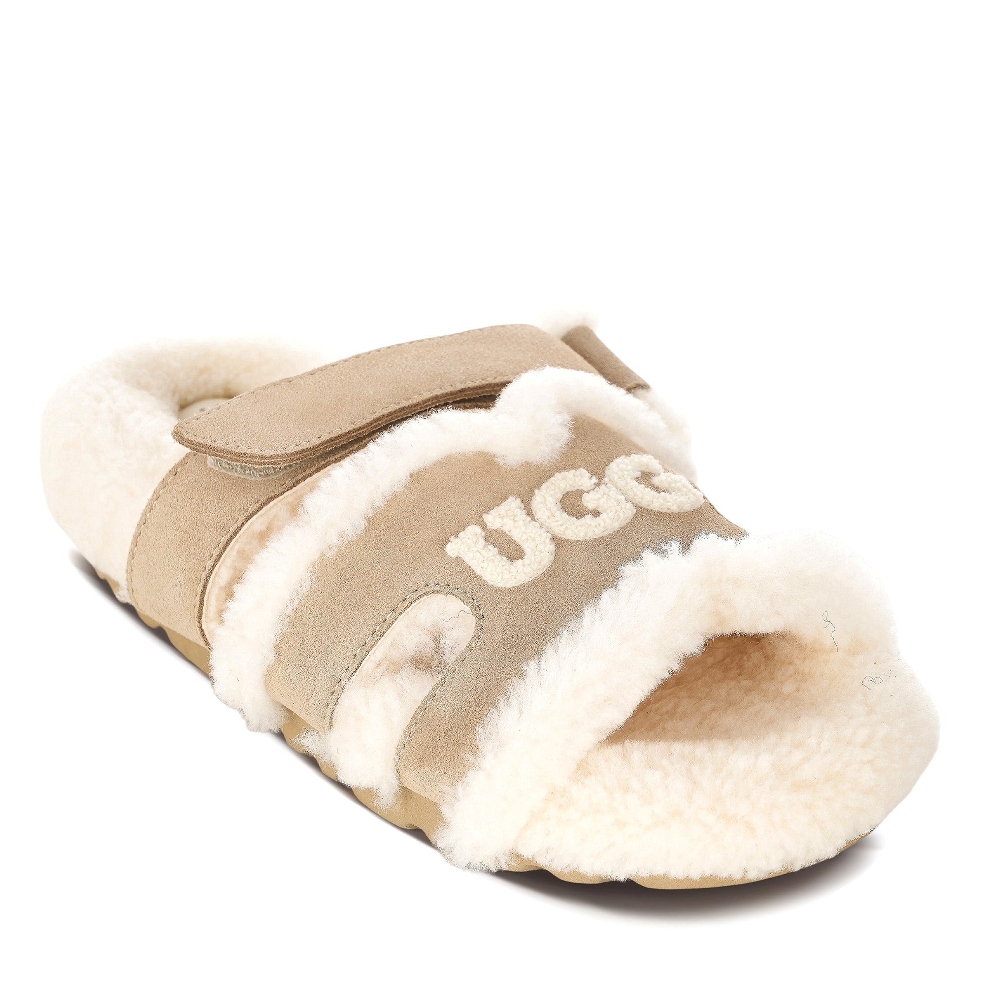Estela Logo Shearling Ugg Slippers