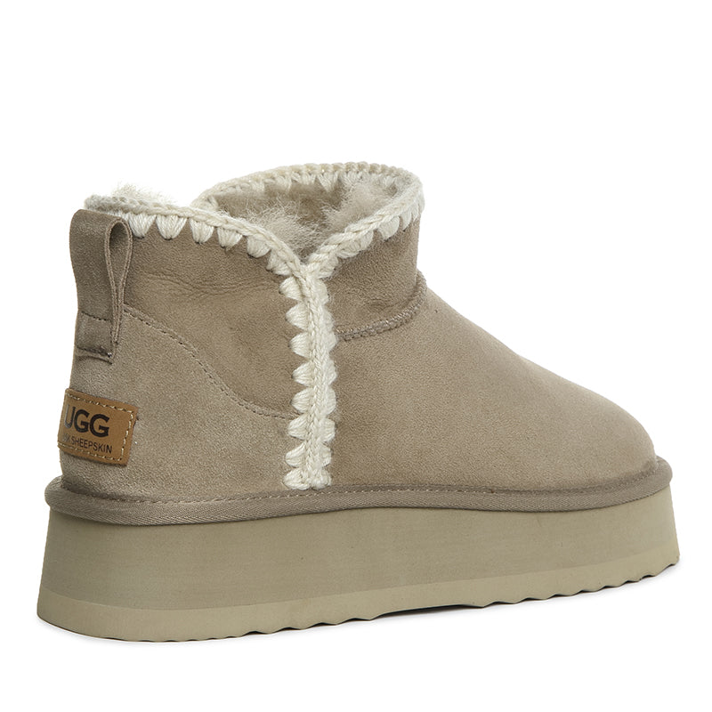 UGG Premium Mini Platform Stitch Boots