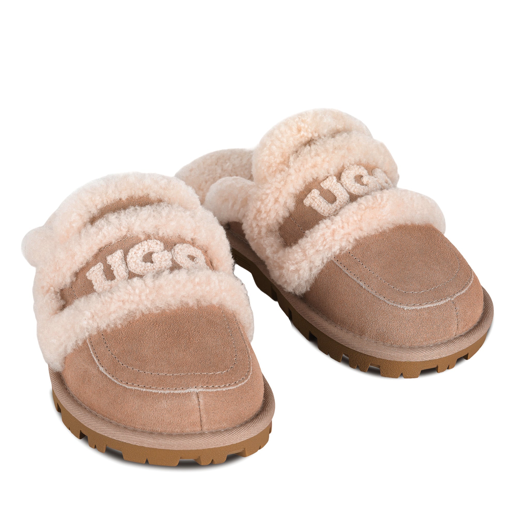 Logo Shearling Ugg Slipper