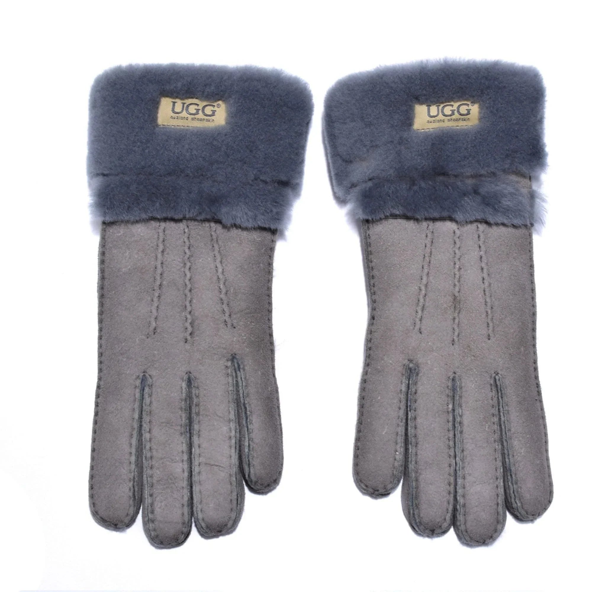 UGG Double Cuff Sheepskin Gloves