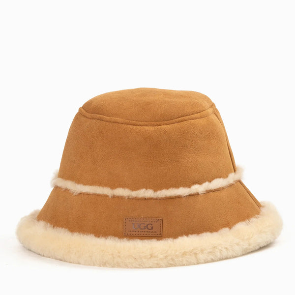 UGG Double Face Sheepskin Bucket Hat
