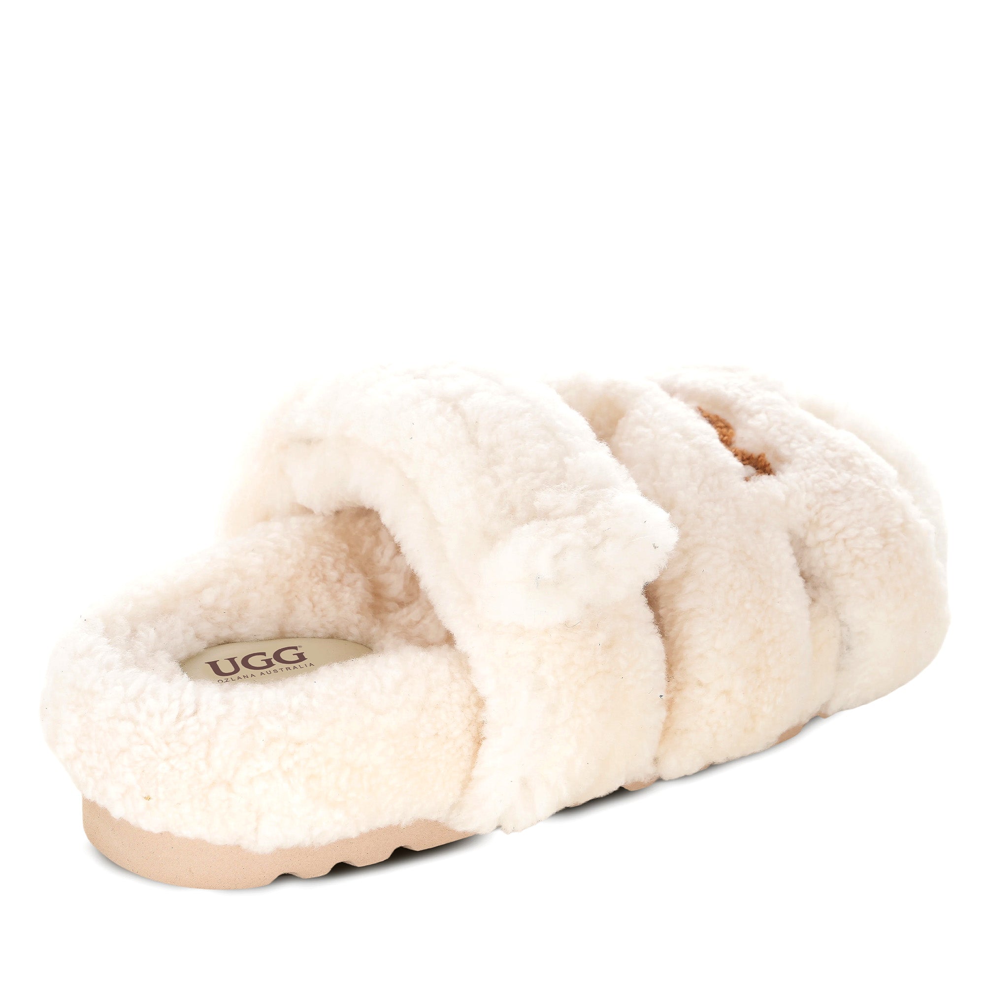 Estela Logo Shearling Ugg Slippers